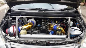Our Toyota Innova project car installed HX32 Turbo